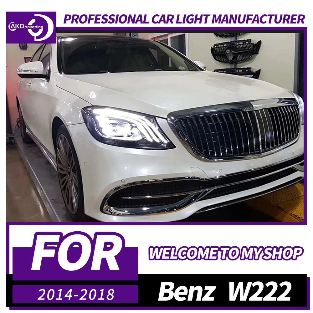 AKD Фара для BENZ W222 Светодиодная фара 2014-2018 W223 S350 S400 Фара DRL Поворотник Дальнего света Проектор «Ангельские глазки»
AKD Фара для BENZ W222 Светодиодная фара 2014-2018 W223 S350 S400 Фара DRL Поворотник Дальнего света Проектор «Ангельские глазки»