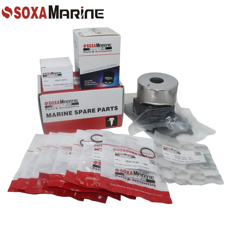 Outboard Maintenance Kit For Suzuki 4 Stroke DF 250 250S 300A 17400-98860 17400-98861
Outboard Maintenance Kit For Suzuki 4 Stroke DF 250 250S 300A 17400-98860 17400-98861