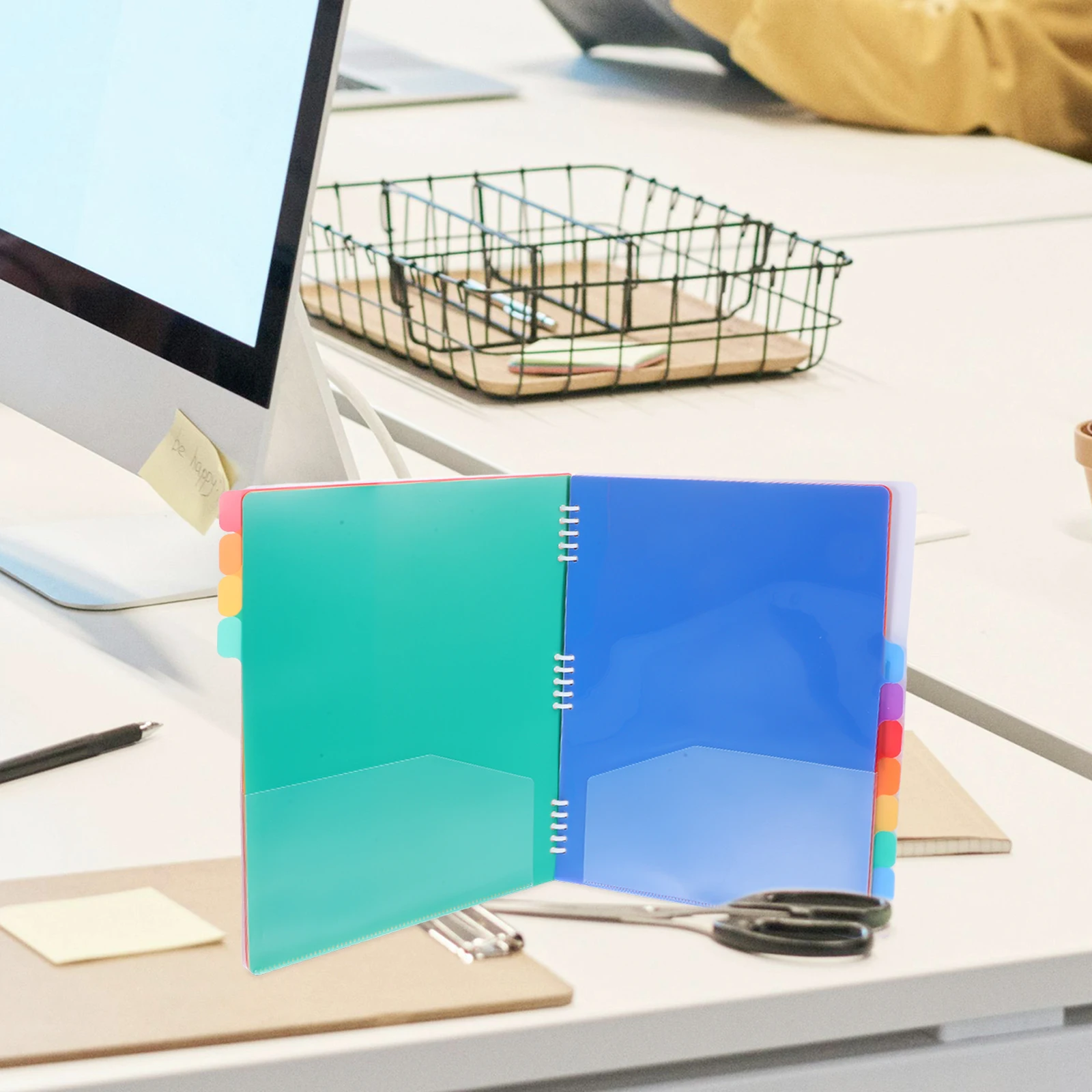 Folder Information Book Bill Organizer with Pockets File Folders Decorative Expanding Booklet White Spiral Bound A4 Student
Folder Information Book Bill Organizer with Pockets File Folders Decorative Expanding Booklet White Spiral Bound A4 Student