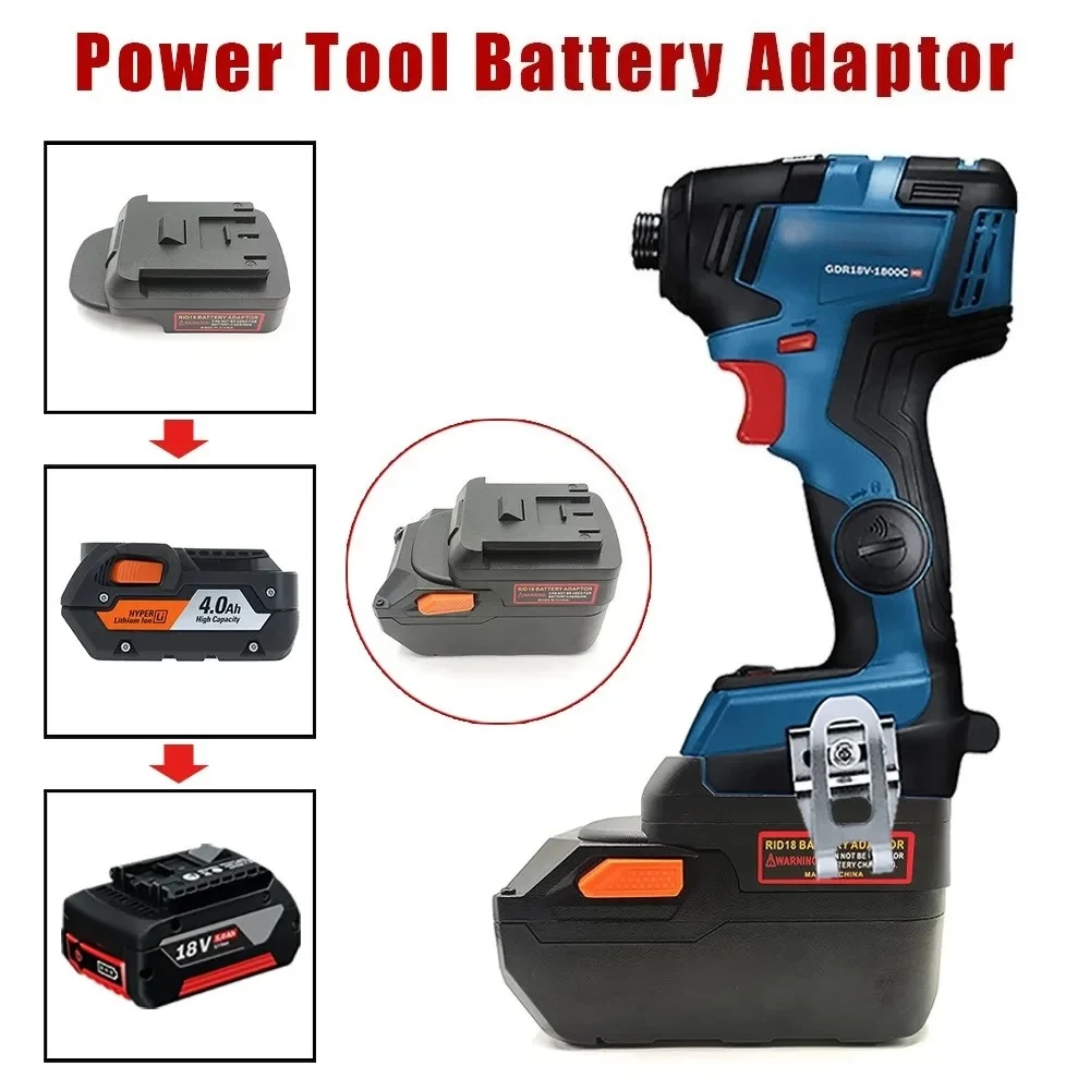 Battery Adapter Converter for RIDGID AEG 18V Lithium Batteries Converter for Bosch Lithium-ion Batteries Power Tool Accessories
Battery Adapter Converter for RIDGID AEG 18V Lithium Batteries Converter for Bosch Lithium-ion Batteries Power Tool Accessories