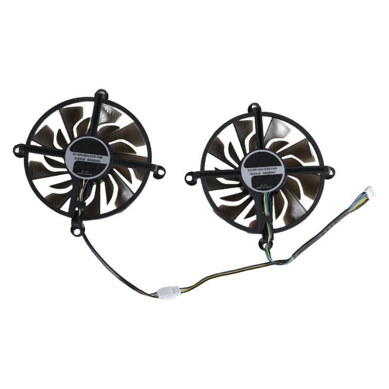 T8WC 2 шт. 86 мм 12 В 4-контактный вентилятор VGA для видеокарты eForce GTX1060 GTX960 GTX950
T8WC 2 шт. 86 мм 12 В 4-контактный вентилятор VGA для видеокарты eForce GTX1060 GTX960 GTX950
