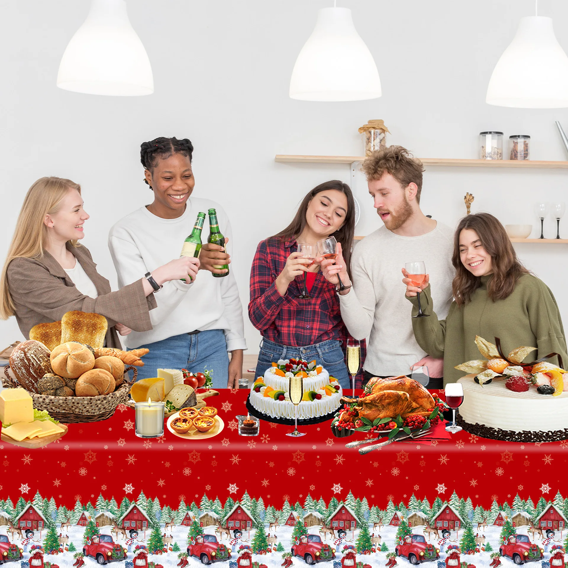 2024 New Merry Christmas Christmas Party Theme Tablecloth Disposable Tablecloth Background Cloth Party Decoration
2024 New Merry Christmas Christmas Party Theme Tablecloth Disposable Tablecloth Background Cloth Party Decoration