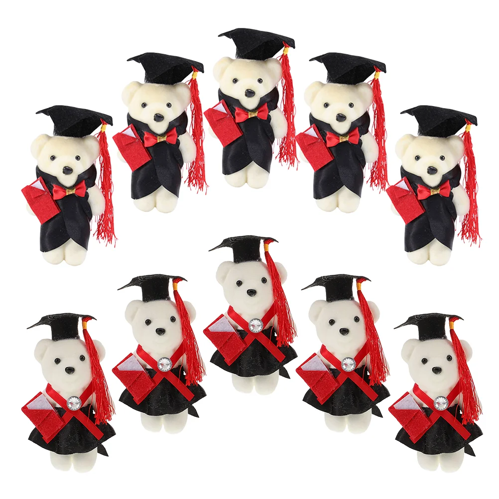 10 Pcs Gifts DIY Bouquet Material Graduate Bear Graduation Miniature Standing Baby
10 Pcs Gifts DIY Bouquet Material Graduate Bear Graduation Miniature Standing Baby
