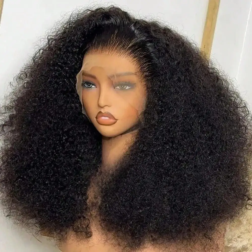 Natural Black Long Curly Wave Wigs For Women With Baby Hair 13x4 HD Transparent Lace Front Wig Human Hair Glueless Pre Plucked 250 Density Lace Front Wig Human Hair Music Festival Dance Party Street Wear Use For Daily Wear Or Cosplay Party
Natural Black Long Curly Wave Wigs For Women With Baby Hair 13x4 HD Transparent Lace Front Wig Human Hair Glueless Pre Plucked 250 Density Lace Front Wig Human Hair Music Festival Dance Party Street Wear Use For Daily Wear Or Cosplay Party