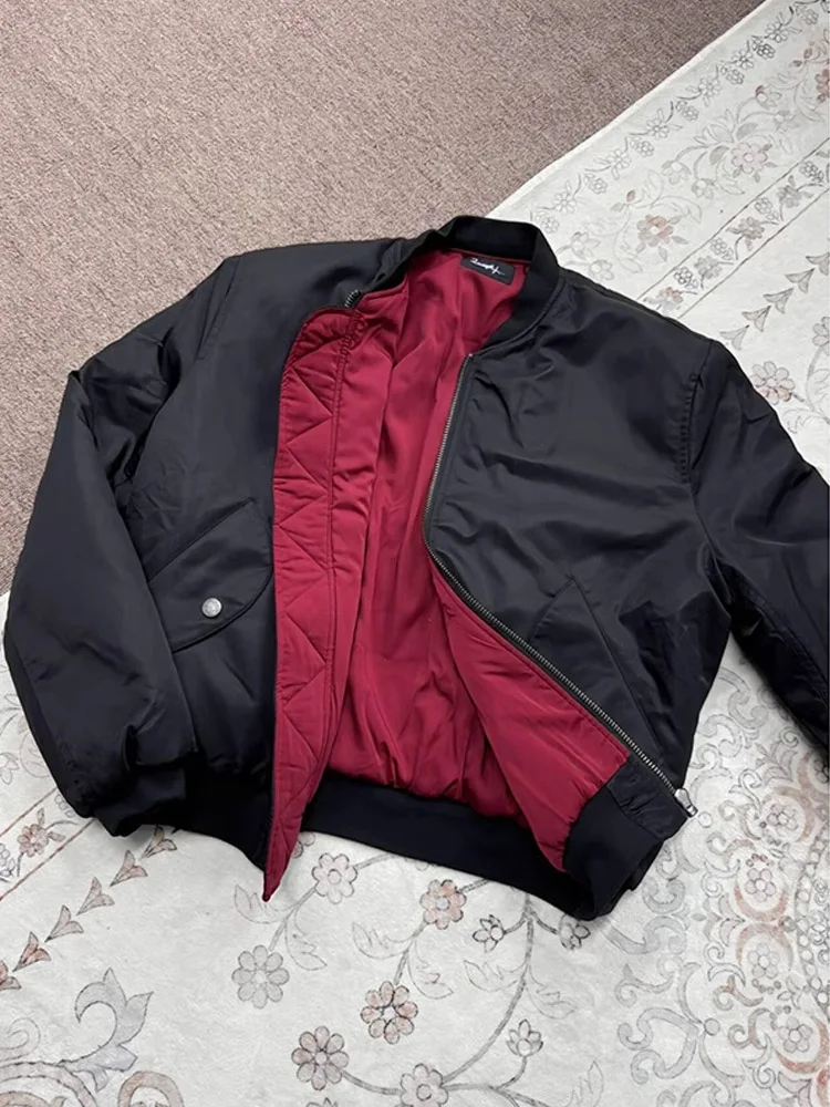 BOMDER American Sle Pilot Baseball Jaet Men's CleanFit ort Ha Lingdon Outerwear Loose Fit Long Sve Zipper Closure
BOMDER American Sle Pilot Baseball Jaet Men's CleanFit ort Ha Lingdon Outerwear Loose Fit Long Sve Zipper Closure