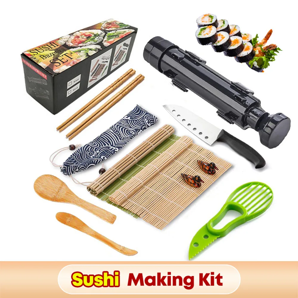 Sushi Maker Kit DIY Sushi Mold Japanese Rice Ball Cake Roll Mould Onigiri Vegetable Meat Rolling Tools Multi Kitchen Accessories
Sushi Maker Kit DIY Sushi Mold Japanese Rice Ball Cake Roll Mould Onigiri Vegetable Meat Rolling Tools Multi Kitchen Accessories