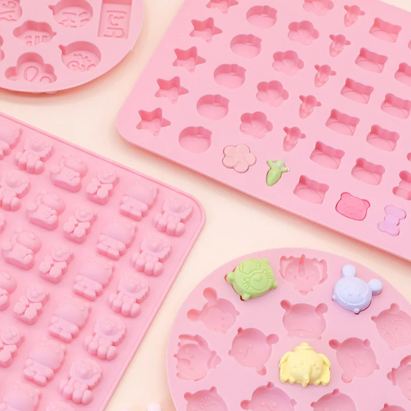Gummy Molds Silicone Mini Chocolate Candy Mold for Kid Bow Cartoon Animal Flowers Shape
Gummy Molds Silicone Mini Chocolate Candy Mold for Kid Bow Cartoon Animal Flowers Shape