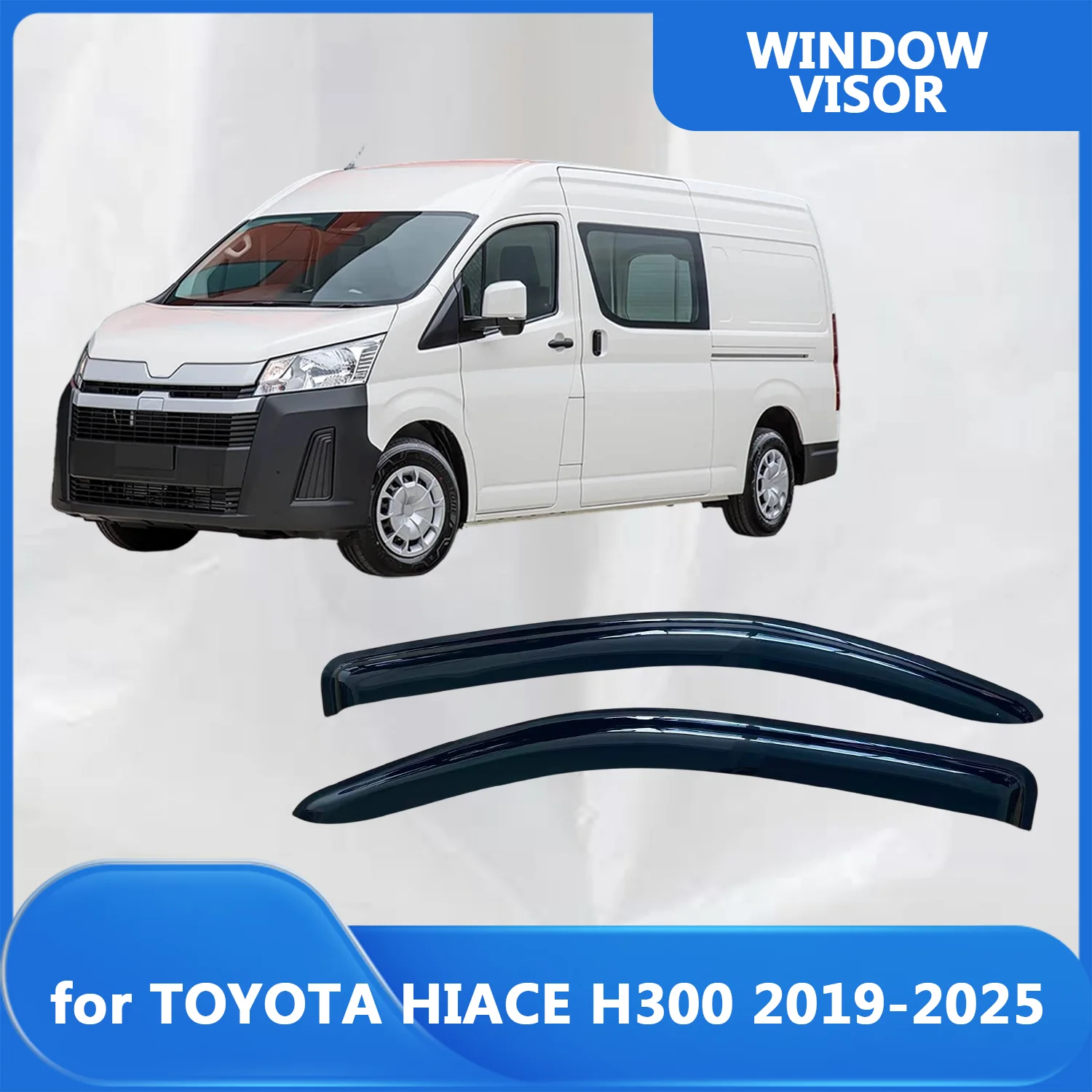 Window Visor for TOYOTA HIACE H300 2019 2020 2021-2025 Rain Guard Side Vent Deflector Weathershield Outside-Mount Tape On
Window Visor for TOYOTA HIACE H300 2019 2020 2021-2025 Rain Guard Side Vent Deflector Weathershield Outside-Mount Tape On