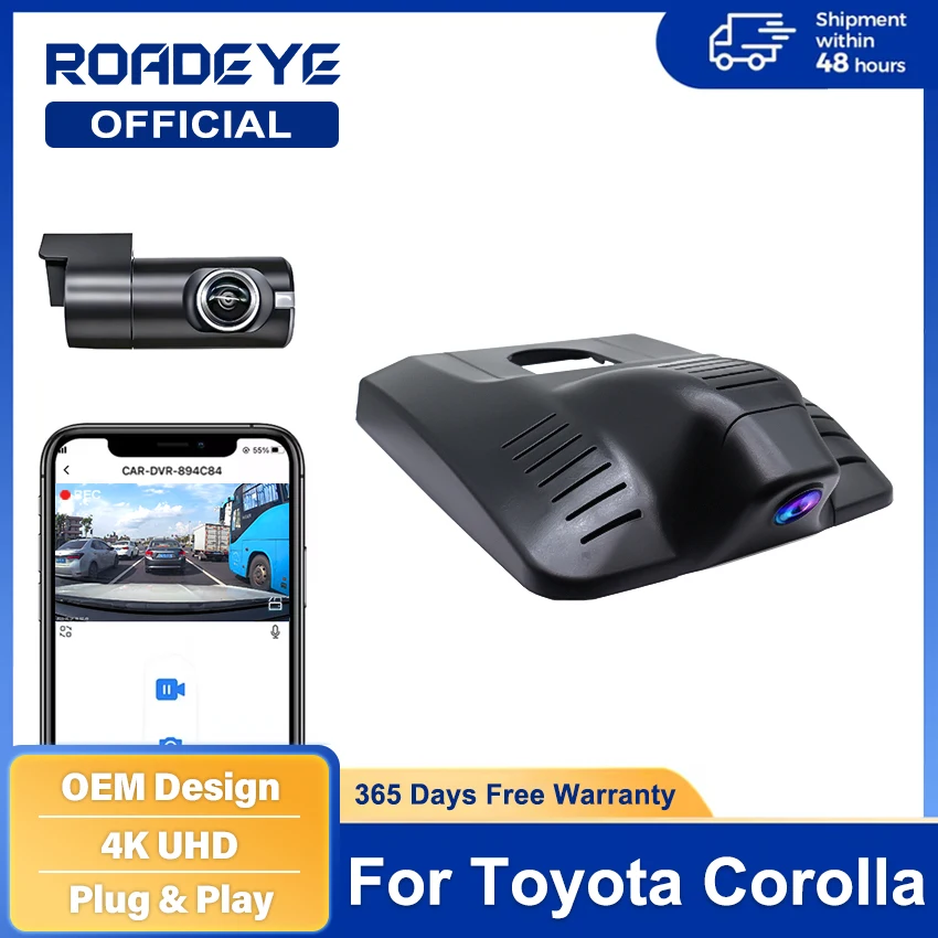 For Toyota Corolla Altis E210 12th Gen 4K HD Dash Cam for Car Camera Recorder Dashcam WIFI Car Dvr Recording Devices Accessories
For Toyota Corolla Altis E210 12th Gen 4K HD Dash Cam for Car Camera Recorder Dashcam WIFI Car Dvr Recording Devices Accessories