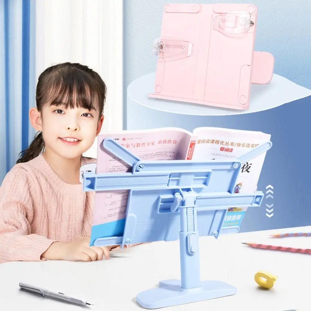 Adjustable Angle Height Desk Books Stand Multifunctional Folding Lifting Landing Book Holder Non-Slip Base with Page Clip
Adjustable Angle Height Desk Books Stand Multifunctional Folding Lifting Landing Book Holder Non-Slip Base with Page Clip
