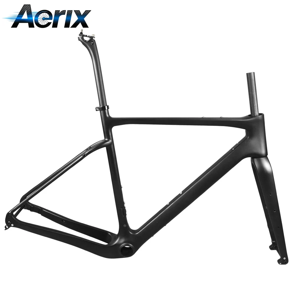 Carbon Frame Without Handlebar 700*45C Gravel Bike Frameset Disc Brake Thru Axle 142*12mm Internal Cable Road Bicycle Frames
Carbon Frame Without Handlebar 700*45C Gravel Bike Frameset Disc Brake Thru Axle 142*12mm Internal Cable Road Bicycle Frames