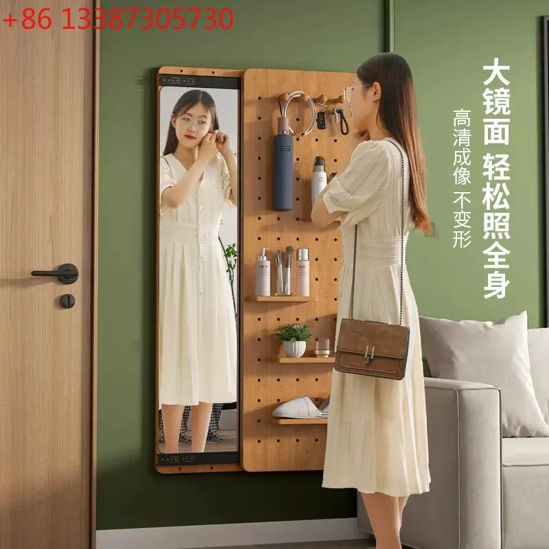 Wooden wall-mounted wall-mounted full-length mirror hidden push-pull full-length mirror household
Wooden wall-mounted wall-mounted full-length mirror hidden push-pull full-length mirror household