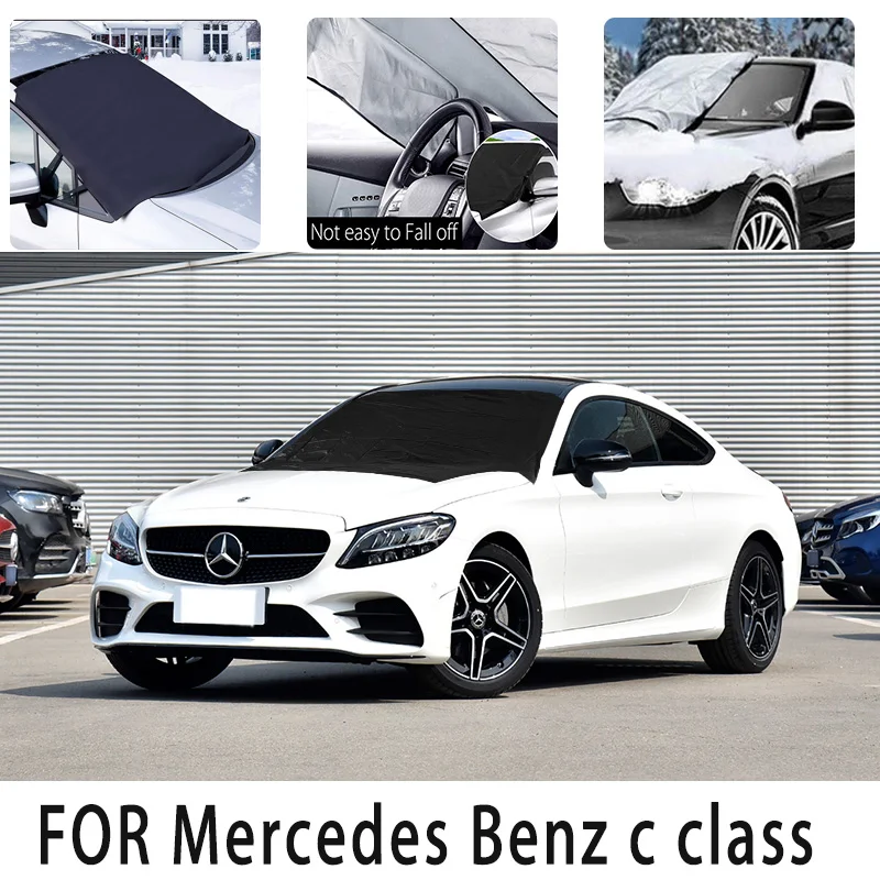 Car snow cover for Mercedes Benz c class Snowblock heat insulation sunshade Antifreeze wind Frost prevention car accessories
Car snow cover for Mercedes Benz c class Snowblock heat insulation sunshade Antifreeze wind Frost prevention car accessories