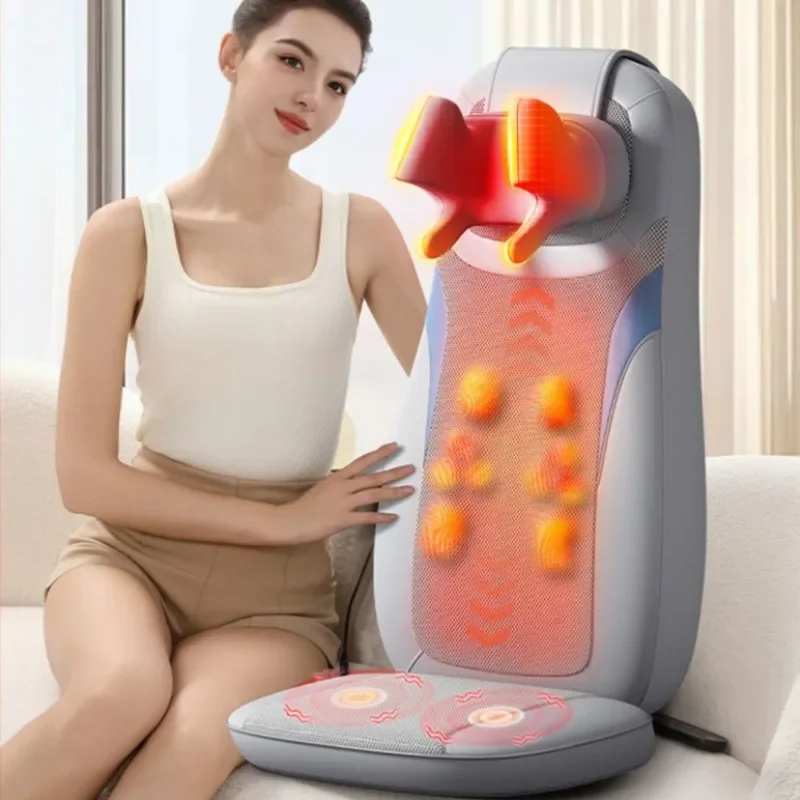 Neck and Back Massage Pillow, Heated Seat Cushion, Full-Body Kneading and Vibration, Relaxation Cushion for Home Use
Neck and Back Massage Pillow, Heated Seat Cushion, Full-Body Kneading and Vibration, Relaxation Cushion for Home Use