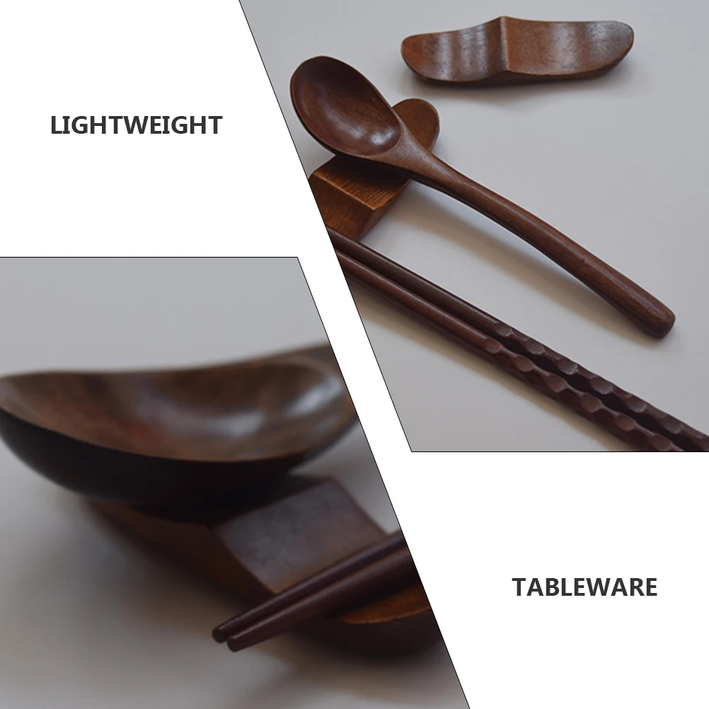 4 Pcs Wooden Chopstick Stand Holders Chopsticks Rest Japanese Tableware Kitchen Reusable Spoon
4 Pcs Wooden Chopstick Stand Holders Chopsticks Rest Japanese Tableware Kitchen Reusable Spoon