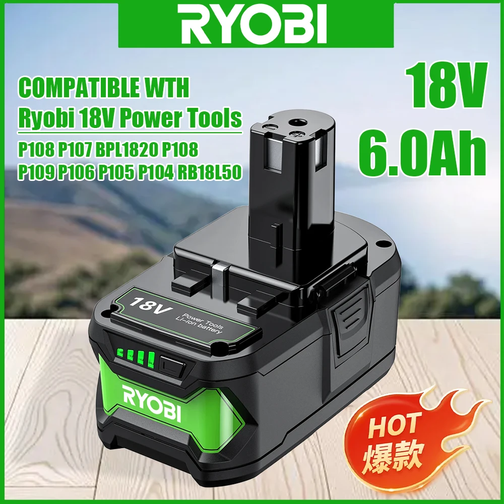 Roybi P108 Battery 8000mAh With 6A Dual Charger Replacement Battery For Roybi 18V ONE+ System P102 P103 P104 P105 P107 P109
Roybi P108 Battery 8000mAh With 6A Dual Charger Replacement Battery For Roybi 18V ONE+ System P102 P103 P104 P105 P107 P109