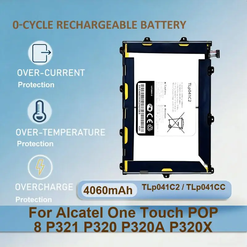 Battery For Alcatel One Touch POP 8 P321 P320 P320A P320X OneTouch 10, 10 (9.6), 9.6, OT-P360X
Battery For Alcatel One Touch POP 8 P321 P320 P320A P320X OneTouch 10, 10 (9.6), 9.6, OT-P360X