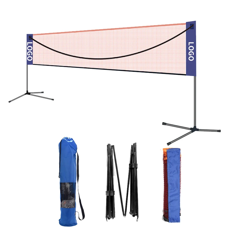 Custom Portable Badminton Set Easy Foldable Net with Stand and Pole for Indoor/Outdoor Tennis and Badminton
Custom Portable Badminton Set Easy Foldable Net with Stand and Pole for Indoor/Outdoor Tennis and Badminton