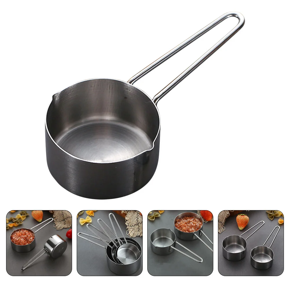 Baking Tools Kitchen Stainless Steel Measuring Cup Spoon Seasoning Scale (1/4cup 60ml) Cat Cups Measure Milk Reusable Teacups
Baking Tools Kitchen Stainless Steel Measuring Cup Spoon Seasoning Scale (1/4cup 60ml) Cat Cups Measure Milk Reusable Teacups