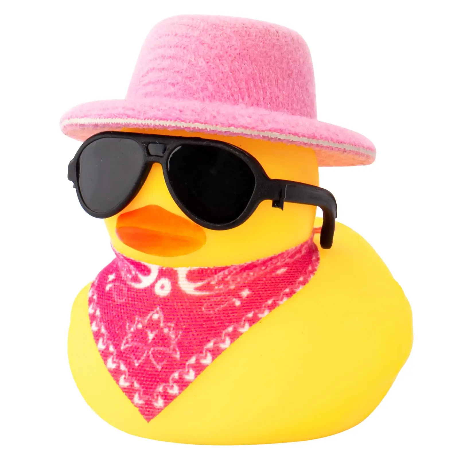 Car Rubber Duck, Yellow Duck Decoration Dashboard with Sun Hat Necklace Sunglasses for Car Dashboard Decorations Toy
Car Rubber Duck, Yellow Duck Decoration Dashboard with Sun Hat Necklace Sunglasses for Car Dashboard Decorations Toy