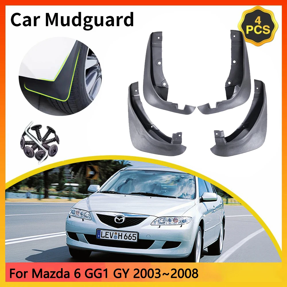 For Mazda 6 GG1 GY MK1 Saloon Sedan 2003~2008 2004 2005 2006 2007 Car Mudguards Mudflap Mudguard Splash Guards Mud Flaps Fender
For Mazda 6 GG1 GY MK1 Saloon Sedan 2003~2008 2004 2005 2006 2007 Car Mudguards Mudflap Mudguard Splash Guards Mud Flaps Fender