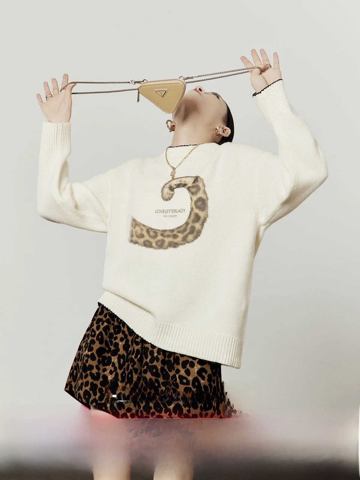 White Woolen Sweater Women's Loose Casual Leopard Print Autumn New Sle Commute Sle round Ne Long Sve Warmth Emitting
White Woolen Sweater Women's Loose Casual Leopard Print Autumn New Sle Commute Sle round Ne Long Sve Warmth Emitting