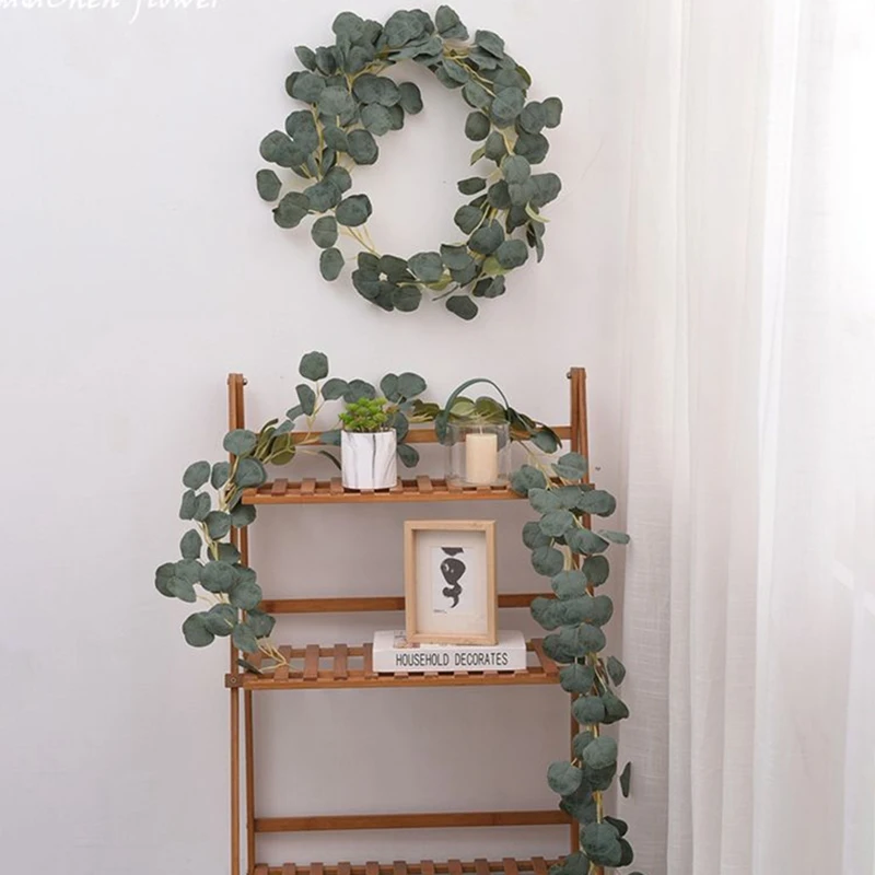 1pc Eucalyptus Artificial Flowers Vines For Wedding Home Room Decoration Faux Garland Garden Arch Fake Plants Outdoor Decor
1pc Eucalyptus Artificial Flowers Vines For Wedding Home Room Decoration Faux Garland Garden Arch Fake Plants Outdoor Decor