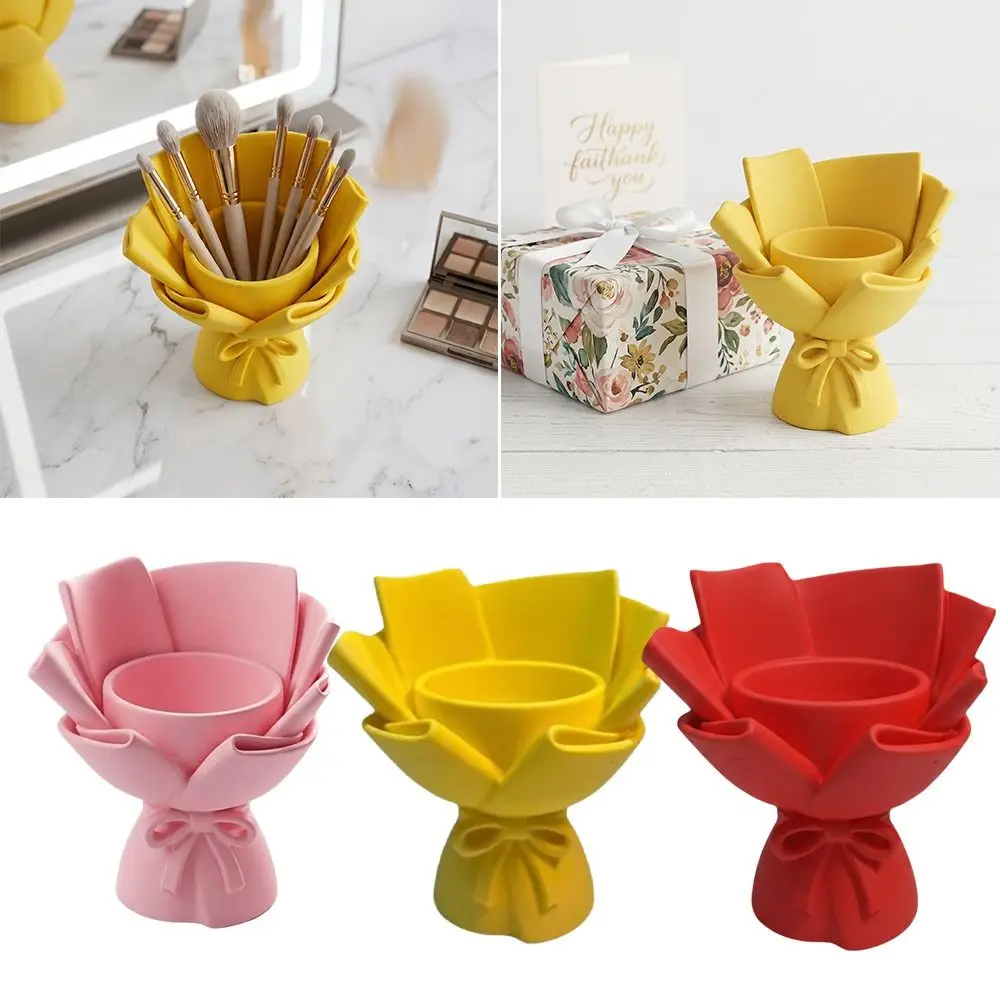 Kawaii Style Flower Bouquet Pen Holder Sweet Bow Design 3D Printing Desk Makeup Brush Stand Creative Assembly DIY Handicraft
Kawaii Style Flower Bouquet Pen Holder Sweet Bow Design 3D Printing Desk Makeup Brush Stand Creative Assembly DIY Handicraft