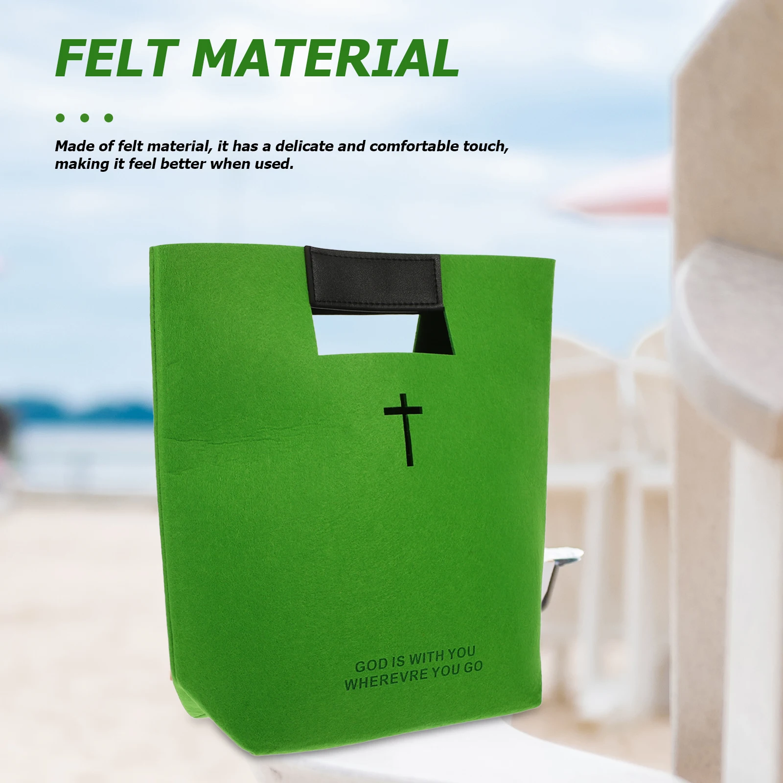 Bible Storage Bag Carrying Case Church Study Pouch Cross Design Cover Felt Shopping Tote
Bible Storage Bag Carrying Case Church Study Pouch Cross Design Cover Felt Shopping Tote