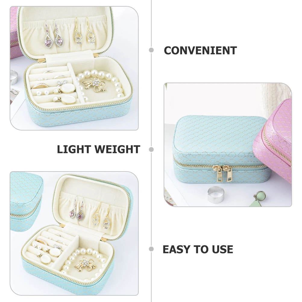 Portable Jewelry Box Small Pink Travel Organizer for Necklace Ring Earrings Bracelet Lipstick Hair Accessories Storage Case
Portable Jewelry Box Small Pink Travel Organizer for Necklace Ring Earrings Bracelet Lipstick Hair Accessories Storage Case