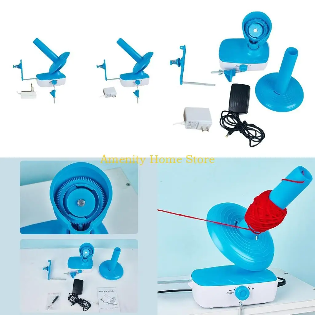 F26C Yarn Cake Winder Electric Yarn Winder Yarn Spinner Helper for Craft Enthusiasts
F26C Yarn Cake Winder Electric Yarn Winder Yarn Spinner Helper for Craft Enthusiasts