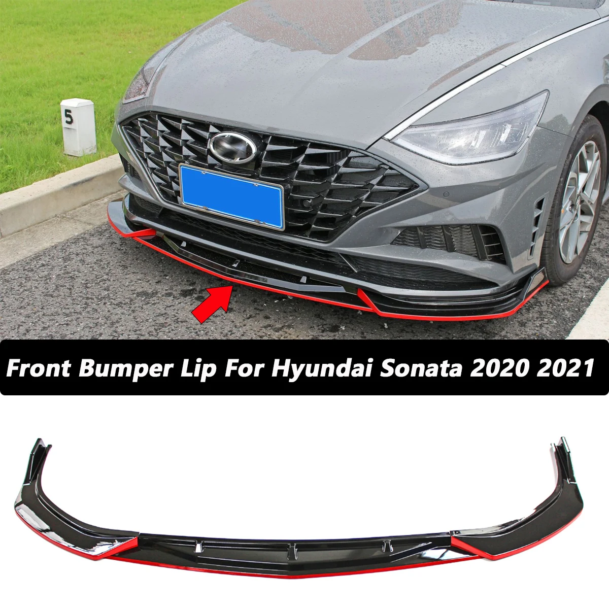 3PCS Front Bumper Lip Spoiler Side Splitter Chin Diffuser Body Kit Protector Guards For Hyundai Sonata 2020 2021 Car Accessories
3PCS Front Bumper Lip Spoiler Side Splitter Chin Diffuser Body Kit Protector Guards For Hyundai Sonata 2020 2021 Car Accessories