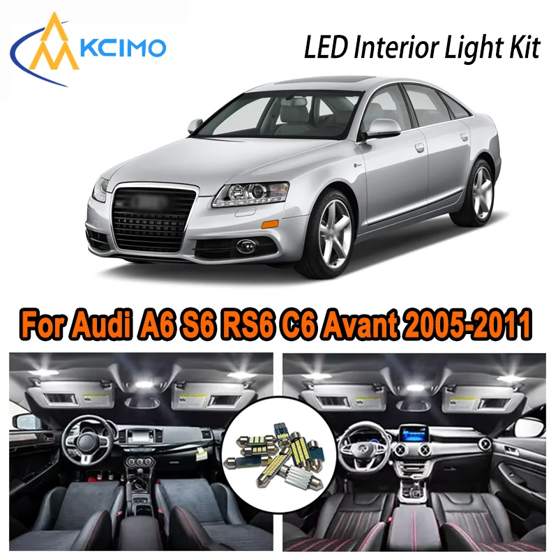 Для Audi A6 S6 RS6 C6 Avant 2005-2011 2006 2007 2008 2009 светодиодный комплект внутреннего купольного освещения багажника автомобиля светодиодные лампы Canbus без ошибок
Для Audi A6 S6 RS6 C6 Avant 2005-2011 2006 2007 2008 2009 светодиодный комплект внутреннего купольного освещения багажника автомобиля светодиодные лампы Canbus без ошибок