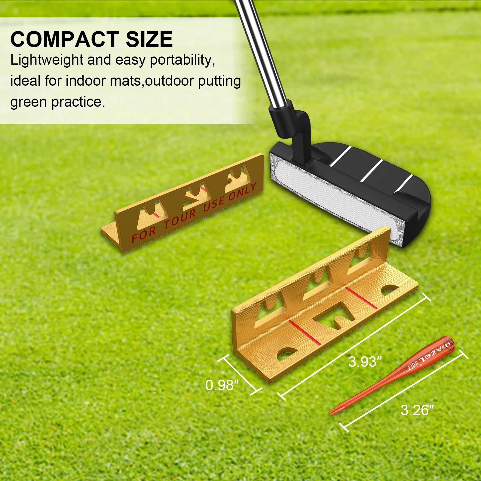 Professional Golf Putting Gates Alignment Aid-Portable Indoor/Outdoor Putting Path Trainer Adjustable Width Stroke
Professional Golf Putting Gates Alignment Aid-Portable Indoor/Outdoor Putting Path Trainer Adjustable Width Stroke