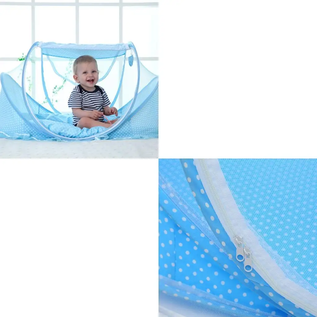 Travel Friendly Infant Bed Netting Tent Foldable Design Includes Mattress and Pillow for Home Camping Protections
Travel Friendly Infant Bed Netting Tent Foldable Design Includes Mattress and Pillow for Home Camping Protections
