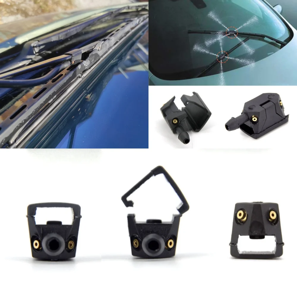 2x Car Windscreen Washer Water Spray Jets Nozzles for Ford Fiesta EcoSport Escort Focus 1 2 MK2
2x Car Windscreen Washer Water Spray Jets Nozzles for Ford Fiesta EcoSport Escort Focus 1 2 MK2