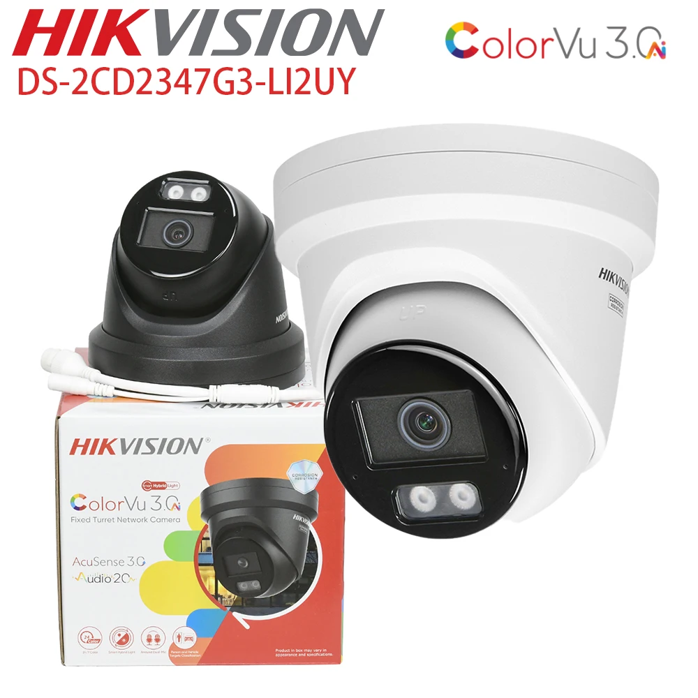 Hikvision 4MP ColorVu3.0 IP Camera High-definition Anti-corrosion 1/1.8" CMOS Smart Hybrid Light Audio2.0 DS-2CD2347G3-LI2UY
Hikvision 4MP ColorVu3.0 IP Camera High-definition Anti-corrosion 1/1.8" CMOS Smart Hybrid Light Audio2.0 DS-2CD2347G3-LI2UY