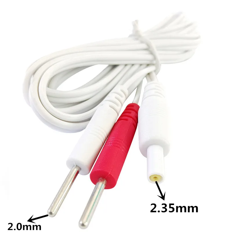 Two Pin 2.0mm Output line Jack DC 2.35mm Safety Straight Plug Physiotherapy Instrument Electrode Cable
Two Pin 2.0mm Output line Jack DC 2.35mm Safety Straight Plug Physiotherapy Instrument Electrode Cable