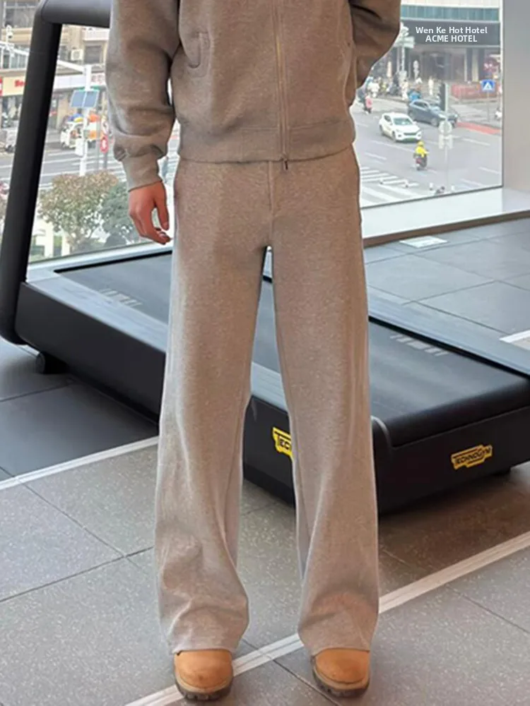 American Sle Extended Fitn Pants Men's High Waist Loose Fit Casual Sports Trousers Autumn Winter Straight Leg Jeans
American Sle Extended Fitn Pants Men's High Waist Loose Fit Casual Sports Trousers Autumn Winter Straight Leg Jeans