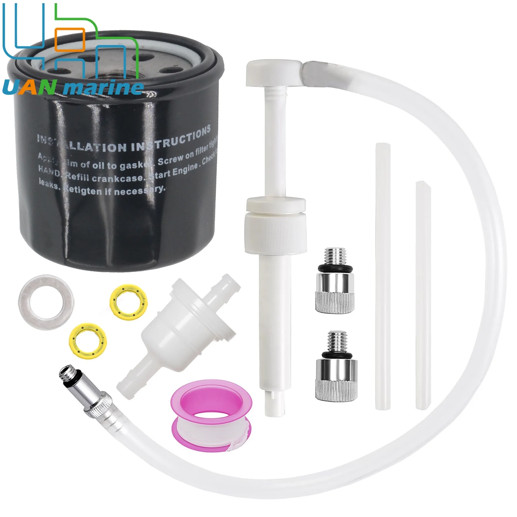 Oil Change Service Kit Fits for Tohatsu MFS 9.9 15 20 HP Outboard Motors Oil Filter 3BJ076150 & Fuel Filter 369022300 W/ Gasket
Oil Change Service Kit Fits for Tohatsu MFS 9.9 15 20 HP Outboard Motors Oil Filter 3BJ076150 & Fuel Filter 369022300 W/ Gasket