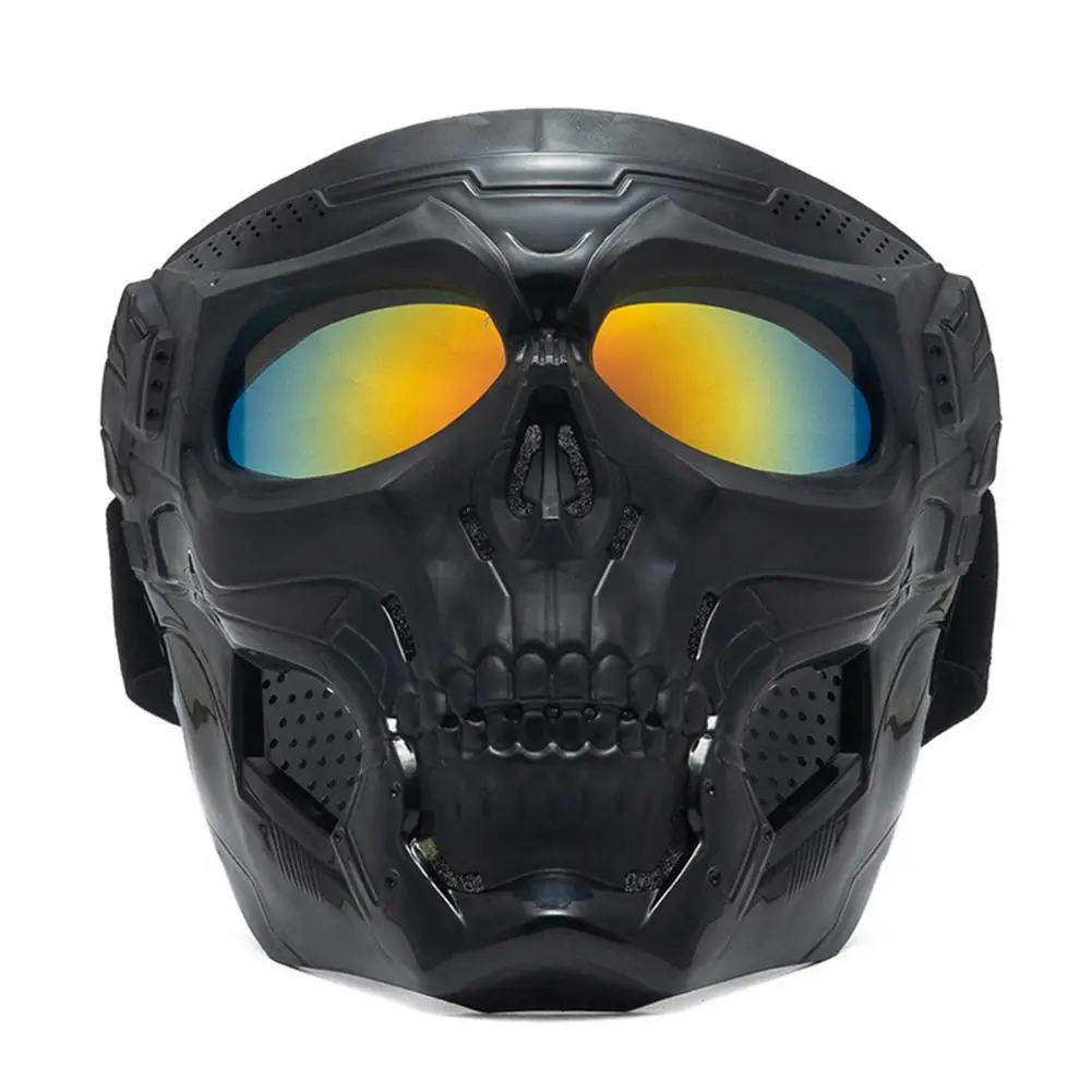 Skull Motorcycle Face Guard with Colored Goggles Adjustable Protective Face Protector Colored Goggle Cycling Bike
Skull Motorcycle Face Guard with Colored Goggles Adjustable Protective Face Protector Colored Goggle Cycling Bike