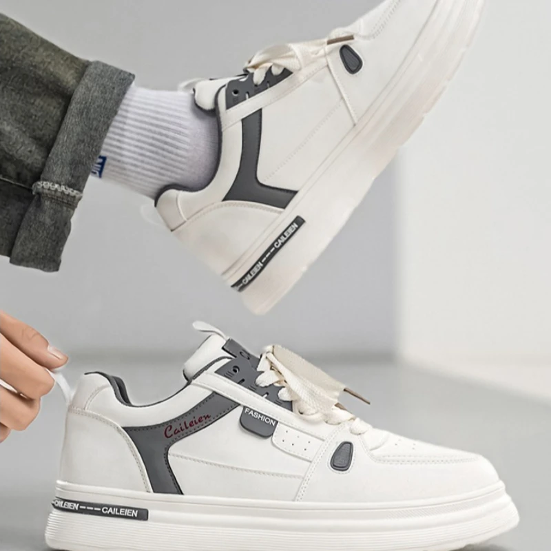 Мужские повседневные модные кроссовки на плоской подошве с круглым носком, на шнуровке, на резиновой подошве, разноцветные, в трендовом стиле, на вулканизированной подошве
Мужские повседневные модные кроссовки на плоской подошве с круглым носком, на шнуровке, на резиновой подошве, разноцветные, в трендовом стиле, на вулканизированной подошве