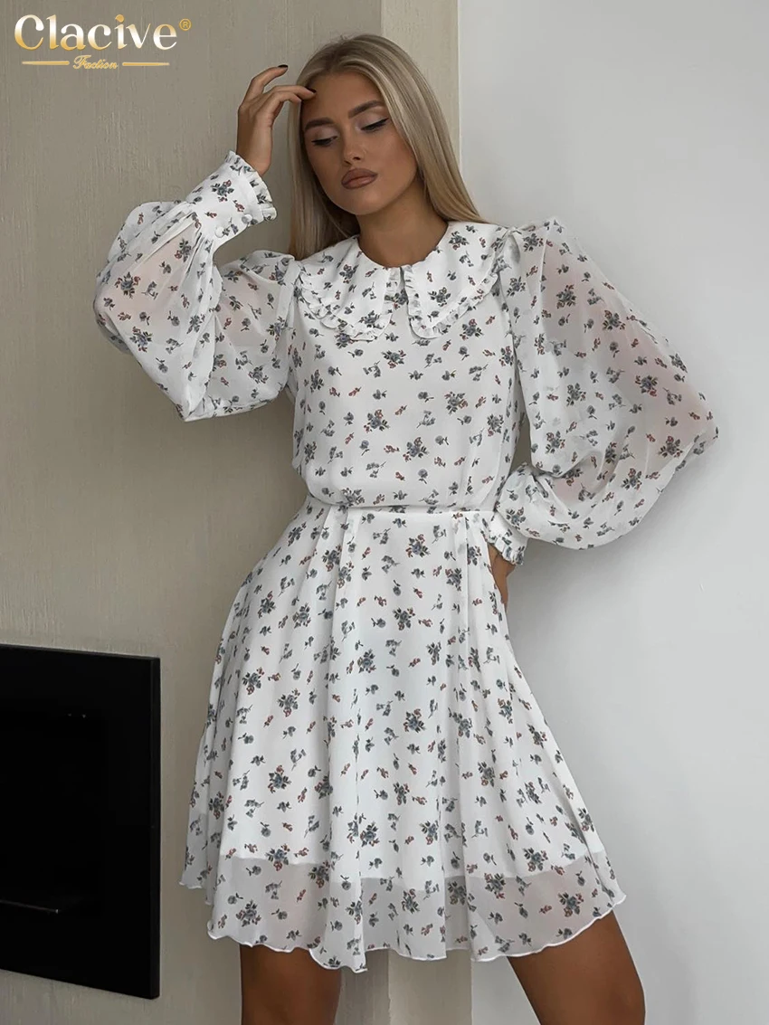 Clacive Casual Loose Print Women's Dress 2025 Fashion Lapel Long Sleeve Mini Dresses Elegant High Waist Pleated Female Dress
Clacive Casual Loose Print Women's Dress 2025 Fashion Lapel Long Sleeve Mini Dresses Elegant High Waist Pleated Female Dress