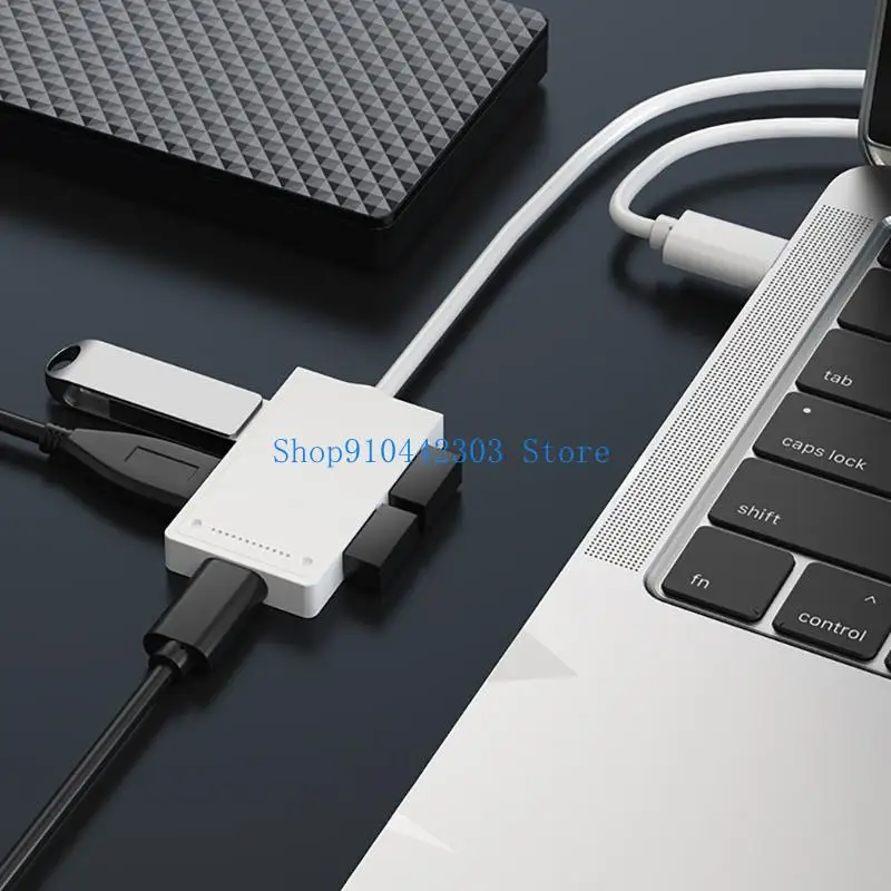652F USB Hub Adapter USB3.0 Docking Station 4 Port for TypeC USB Devices
652F USB Hub Adapter USB3.0 Docking Station 4 Port for TypeC USB Devices