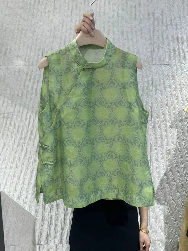 New Chinese Style Women's Shirt Acetate Material Floral Print Button up Office Wear Summer 2025 Collection
New Chinese Style Women's Shirt Acetate Material Floral Print Button up Office Wear Summer 2025 Collection