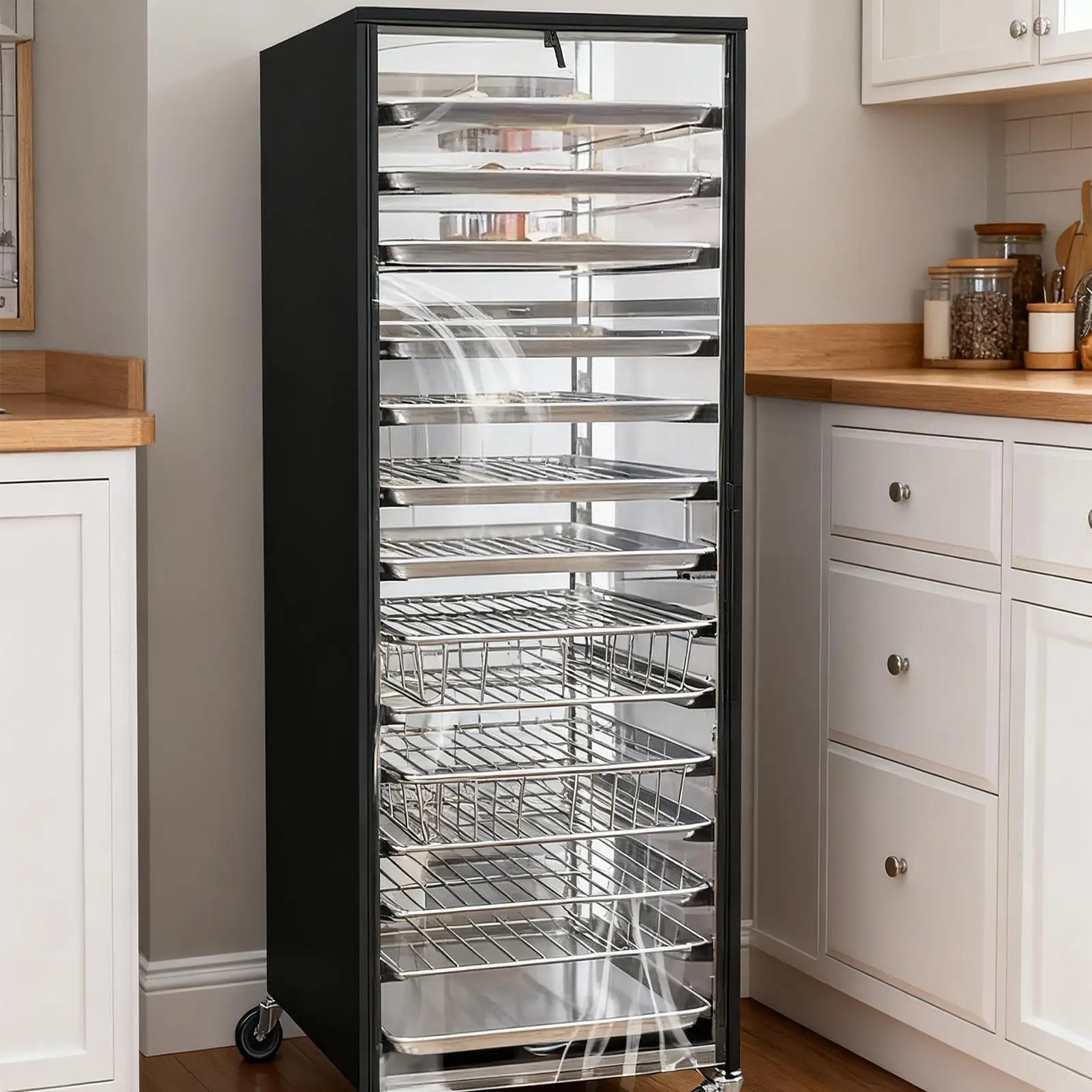 Speed Rack Cover Waterproof Dustproof Kitchen Supplies With Zipper Pan Sheet Rack Cover For Home Kitchens Fall Winter Summer
Speed Rack Cover Waterproof Dustproof Kitchen Supplies With Zipper Pan Sheet Rack Cover For Home Kitchens Fall Winter Summer