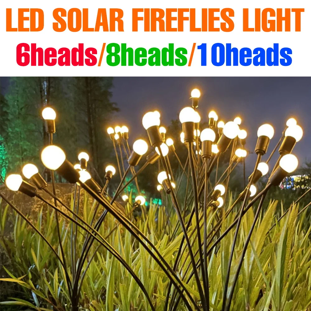 RGB Solar Firefly Lights LED Outdoor Waterproof Garden Decoration Courtyard Path String Starburst Jellyfish Dandelion Lawn Lamps
RGB Solar Firefly Lights LED Outdoor Waterproof Garden Decoration Courtyard Path String Starburst Jellyfish Dandelion Lawn Lamps