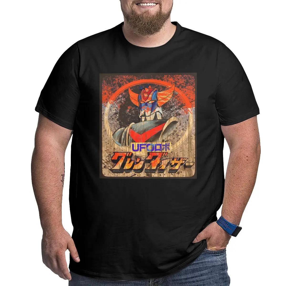 Men's Goldorak Robot Mecha Anime casual 100% Cotton printed Men's clothing graphic Round Neck Big Tall Plus Size 4XL 5XL 6XL
Men's Goldorak Robot Mecha Anime casual 100% Cotton printed Men's clothing graphic Round Neck Big Tall Plus Size 4XL 5XL 6XL