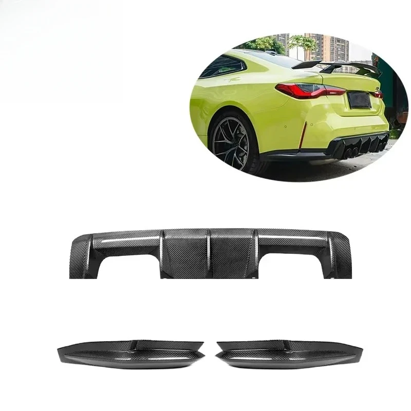 Wholesale OEM Style Carbon Rear Diffuser Lip With Side Flap Fin Fit 2020+ G80 M3 G82 G83 M4 Car Aero Parts
Wholesale OEM Style Carbon Rear Diffuser Lip With Side Flap Fin Fit 2020+ G80 M3 G82 G83 M4 Car Aero Parts
