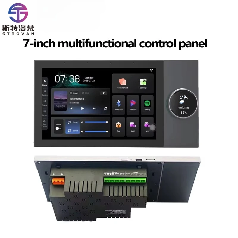 7 Inch Android 11 Voice Smart Home Control Panel Built in E-share Zigbee Hub WiFi Audio Wall Amplifiers Music System
7 Inch Android 11 Voice Smart Home Control Panel Built in E-share Zigbee Hub WiFi Audio Wall Amplifiers Music System